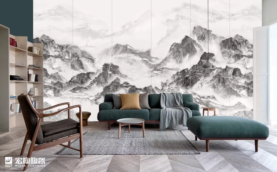 宏陶900×2650×6mm瓷砖地砖效果图