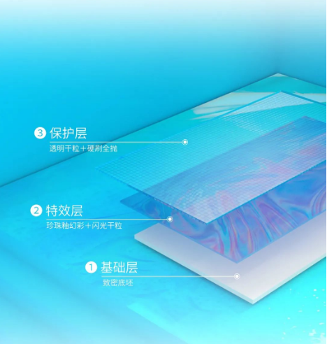 宏陶菁系列质感砖分层层次图